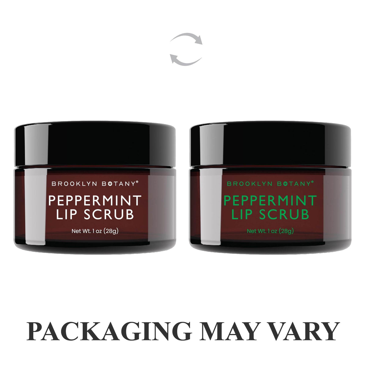 Brooklyn Botany Lip Scrub Exfoliator 1 oz container side view