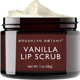 Brooklyn Botany Lip Scrub Exfoliator Vanilla 1 oz front view