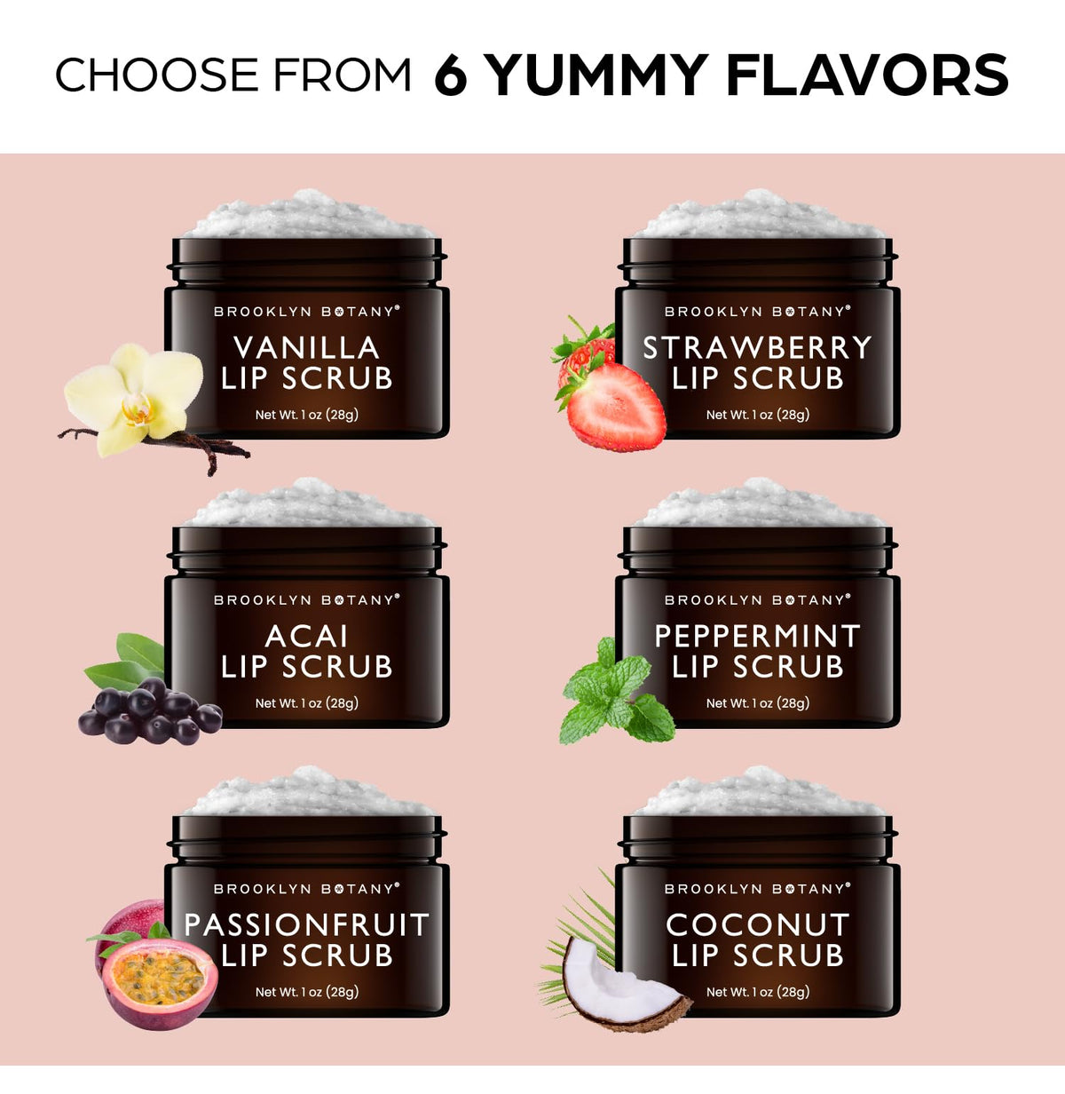 Brooklyn Botany Lip Scrub packaging details
