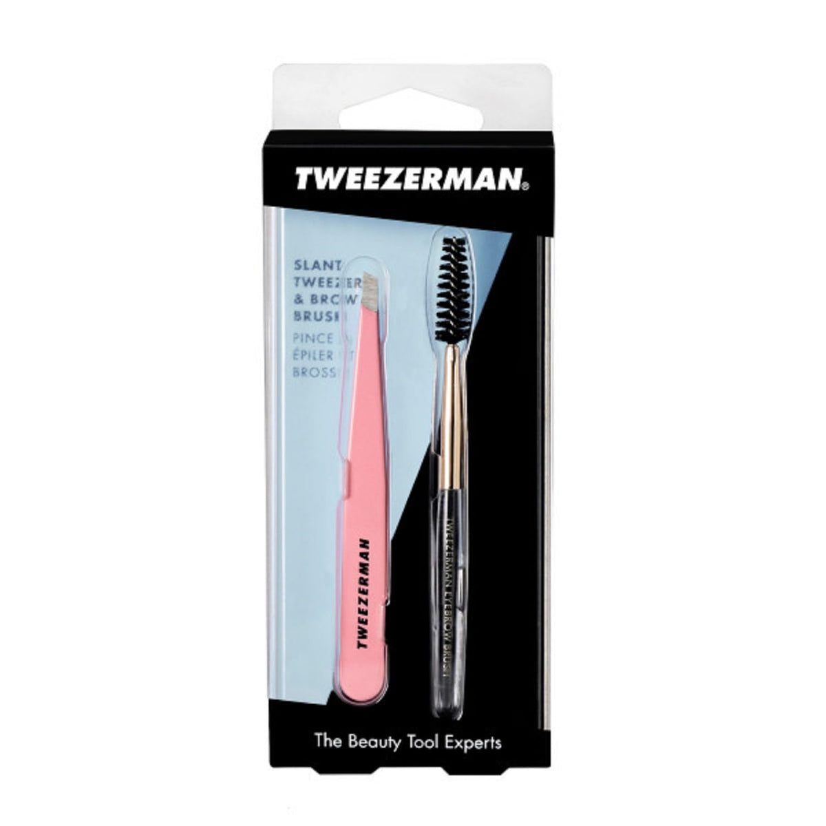 Brow Brush from Tweezerman used to set brows