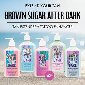 Brown Sugar 200X Bronzer Tanning Lotion cap open showing texture