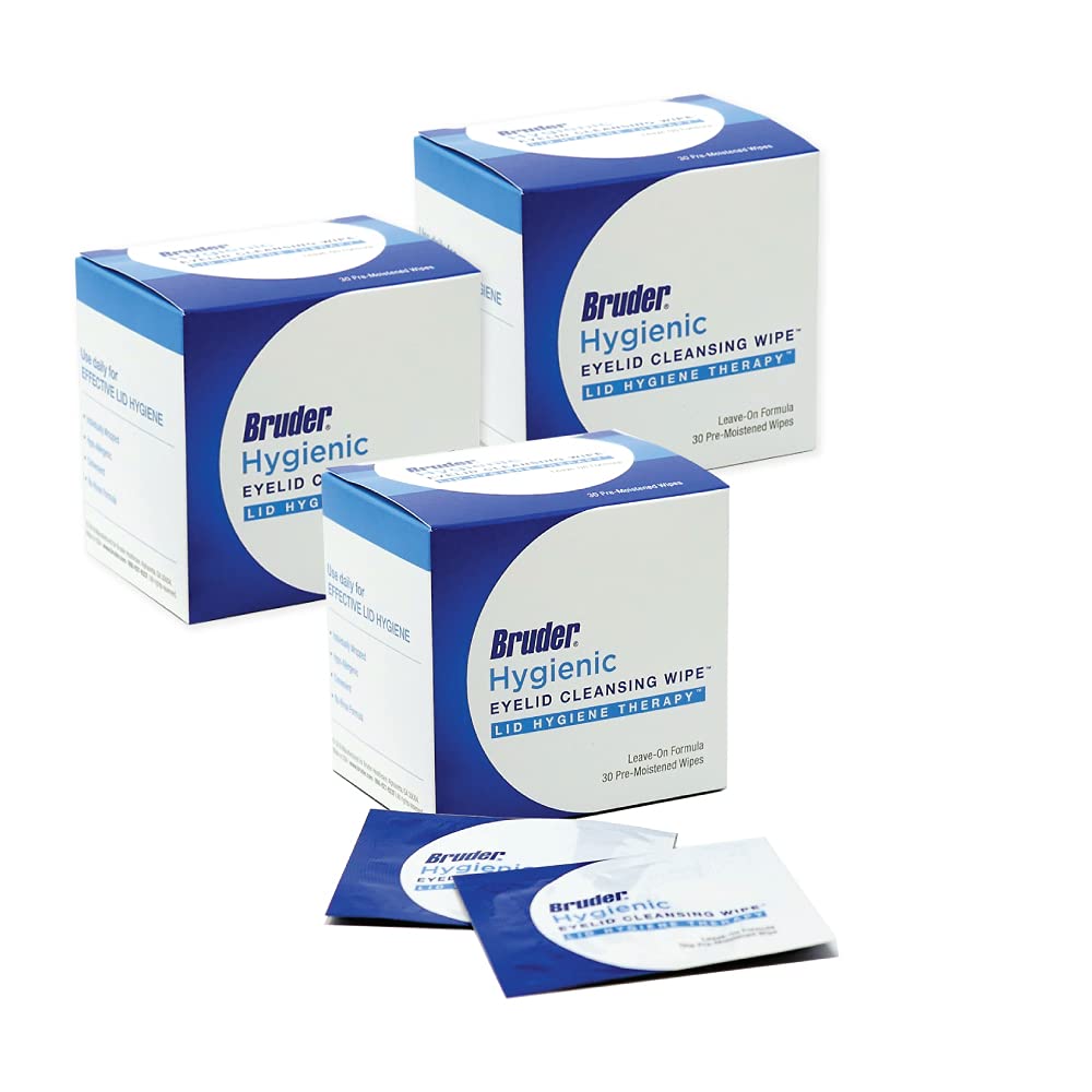 Bruder Eyelid Cleansing Wipes pack of 30 front view