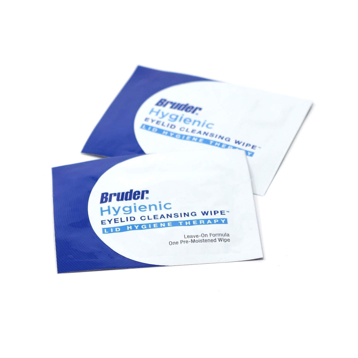 Bruder Eyelid Cleansing Wipes packaging side view