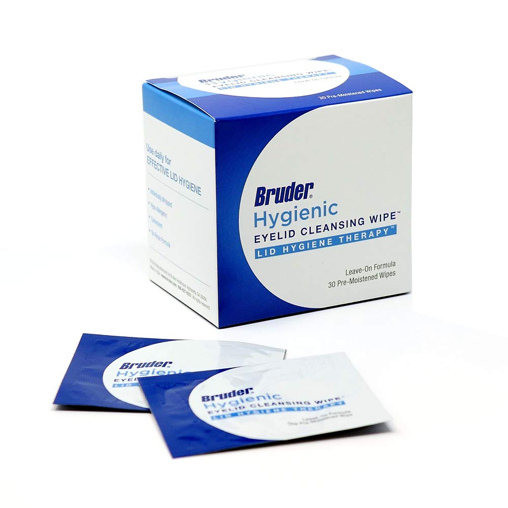 Bruder Hygienic Eyelid Cleansing Wipes box front view