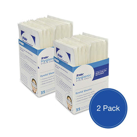 Bruder Hygienic Eyelid Sheets individual wrapped sheet close-up