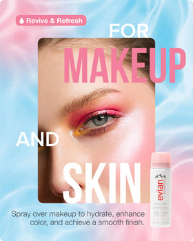 BRUMISATEUR Evian Facial Spray 1.7 oz canister side view