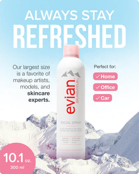 BRUMISATEUR Evian Facial Spray 10.1 oz side view