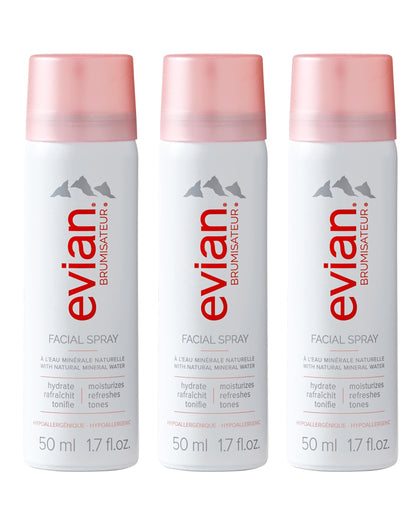 BRUMISATEUR Evian Facial Spray Travel Trio 1.7 oz front view