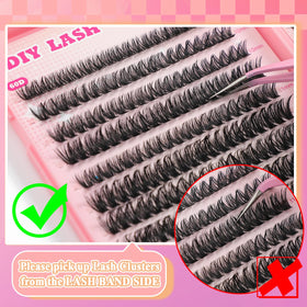 Brush and lash seal from ISTGIFT Lash Clusters Kit