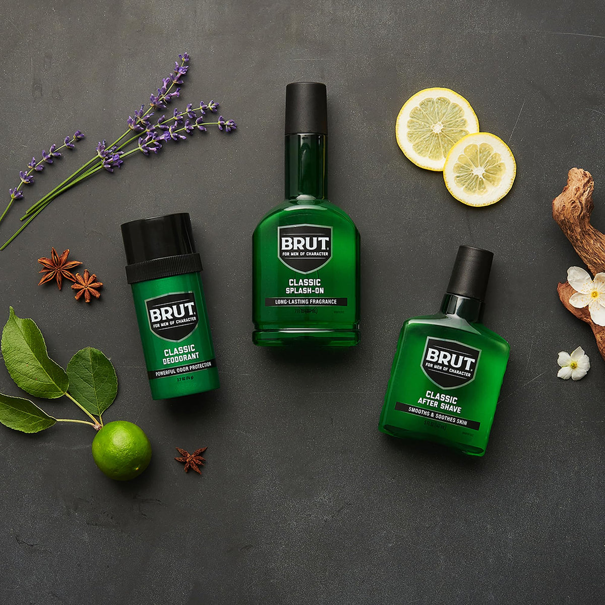 Brut Splash-On Original Fragrance lifestyle scene