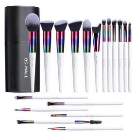 BS-MALL 18-piece makeup brushes set with sleek case