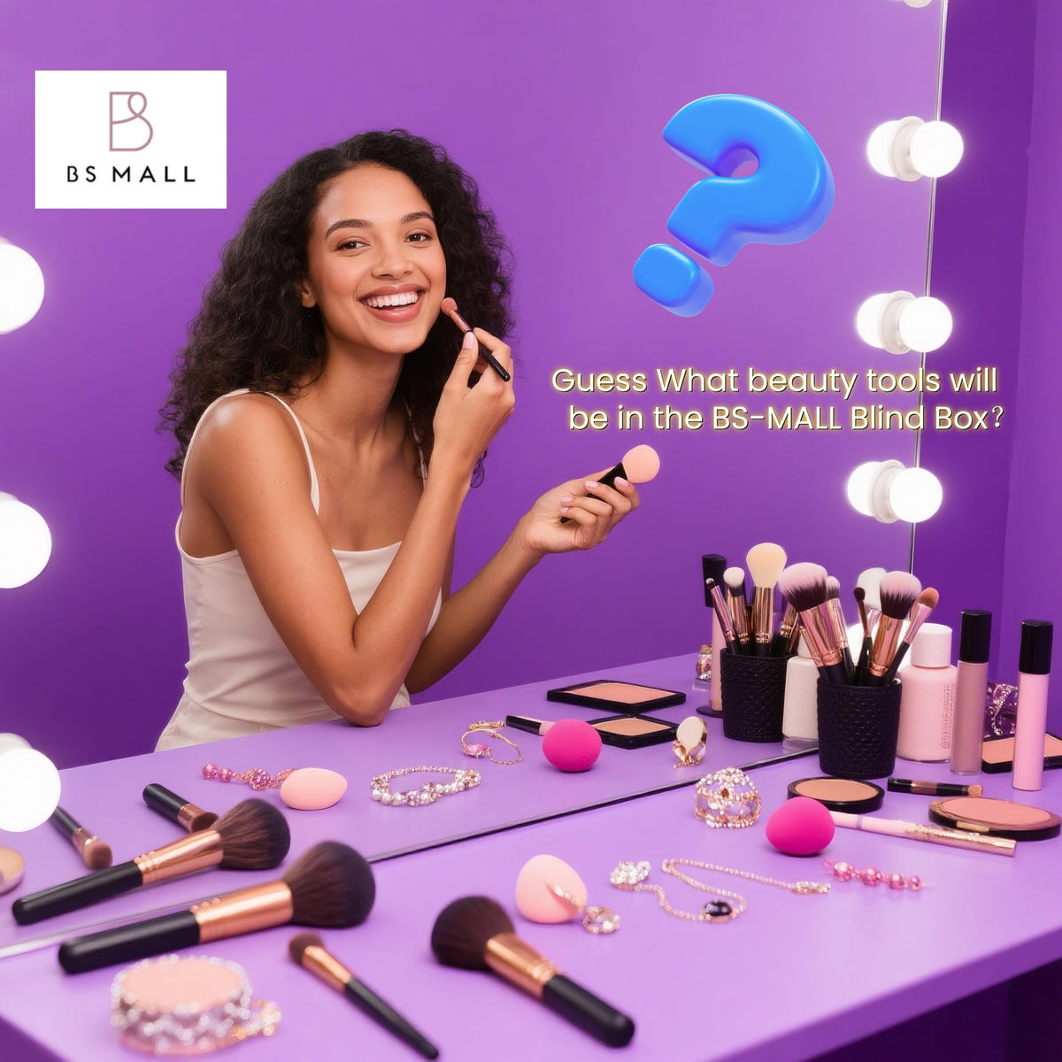 BS-MALL assorted beauty tools laid out on a surface