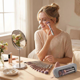 BS-MALL complete makeup brush set displayed