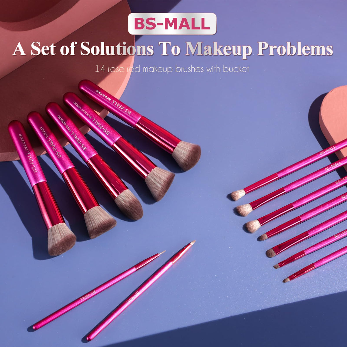 BS-MALL complete makeup brushes set in stylish case