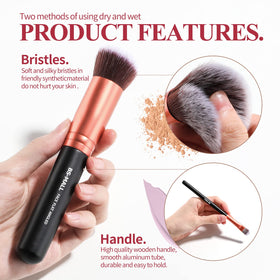 BS-MALL contour brush from the 14-piece makeup brushes set