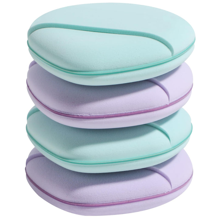 BS-MALL Foundation Sponge Pack of 4 in vibrant colours