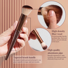 BS-MALL makeup brush set organized in sleek case
