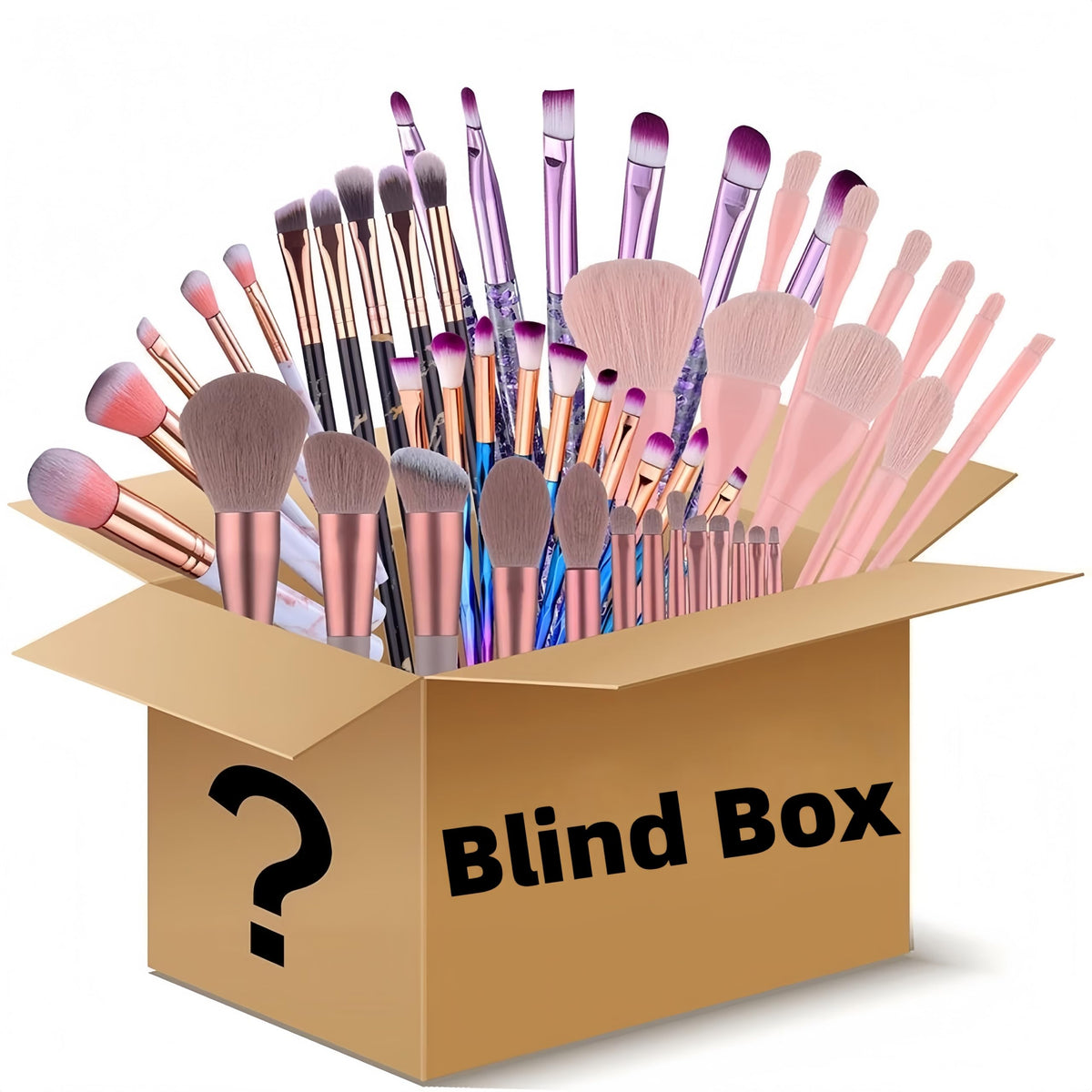 BS-MALL Makeup Brushes & Beauty Tools Assortment Box front view