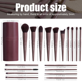 BS-MALL makeup brushes close-up showing soft bristles