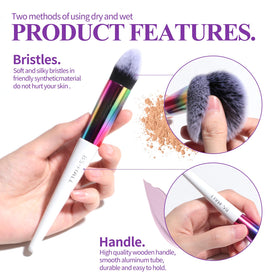 BS-MALL makeup brushes including foundation and blush brushes