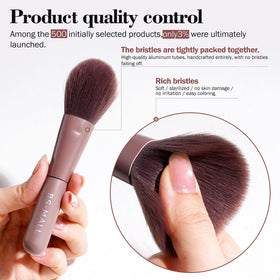 BS-MALL makeup brushes set displayed in travel case