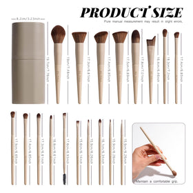 BS-MALL makeup brushes with soft bristles for smooth application