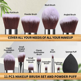 BS-MALL makeup sponge and triangle puffs included in the set