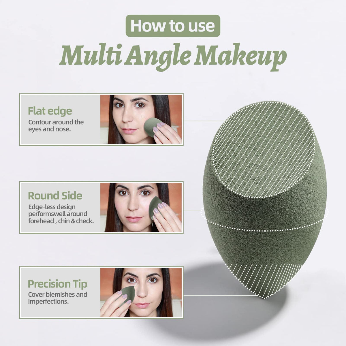 BS-MALL Makeup Sponge Set showing the unique sponge bottle packaging
