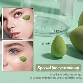 BS-MALL Makeup Sponge Set with mini pink sponge