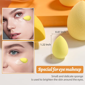 BS-MALL makeup sponge set with mini pink sponge
