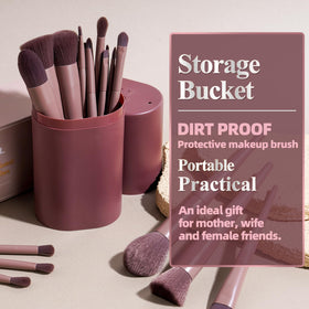 BS-MALL powder brush and eyeshadow brushes in set