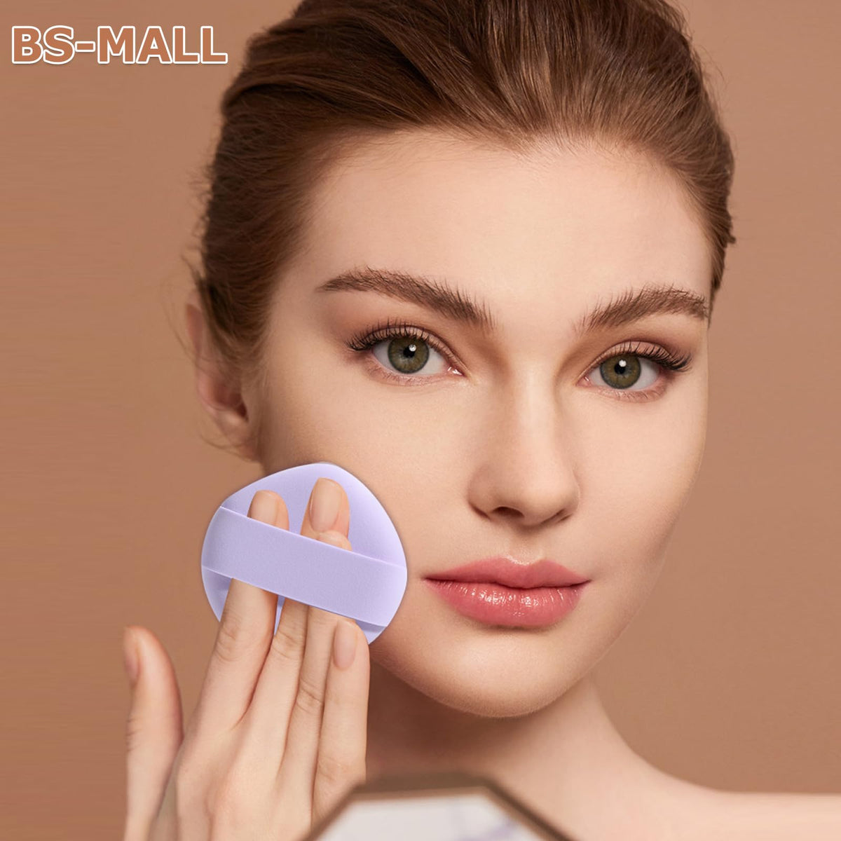BS-MALL sponges displayed on a vanity