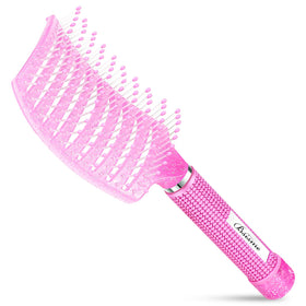 Bsisme Hair Brush front view with clips