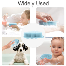 Bsofing Silicone Body Scrubber displayed with packaging