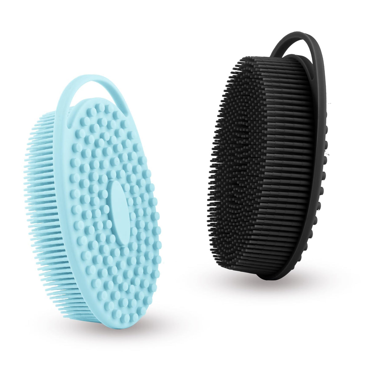 Bsofing Silicone Body Scrubber front view in black