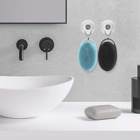 Bsofing Silicone Body Scrubber in use during a shower
