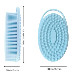 Bsofing Silicone Body Scrubber showing double-sided design