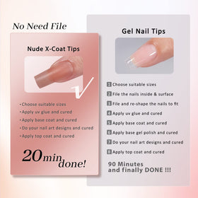 BTArtbox Brown Press On Nails application process