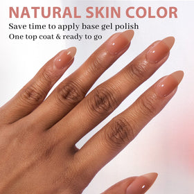 BTArtbox Brown Press On Nails showing thickness and durability