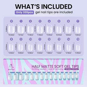 BTArtbox nail tips displayed with nail art tools