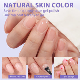 BTArtbox Nude Press On Nails packaging showing 160 pieces