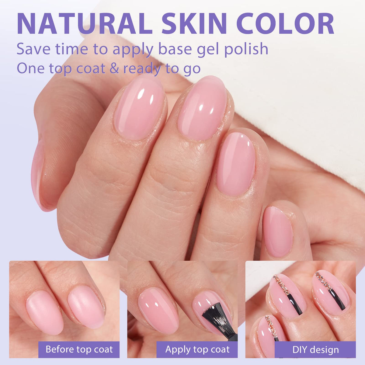 BTArtbox Pink Press On Nails packaging with 160 pieces