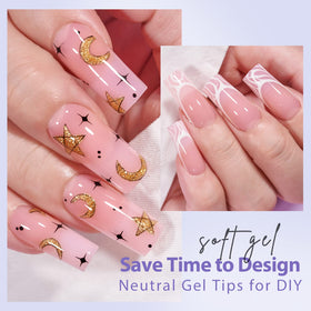 BTArtbox Pink Press On Nails showing application process