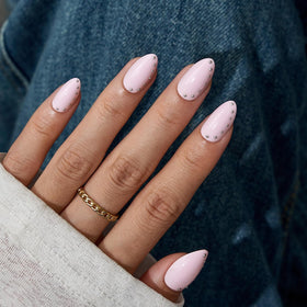 BTArtbox Press On Nails Almond 3D Baby Pink packaging
