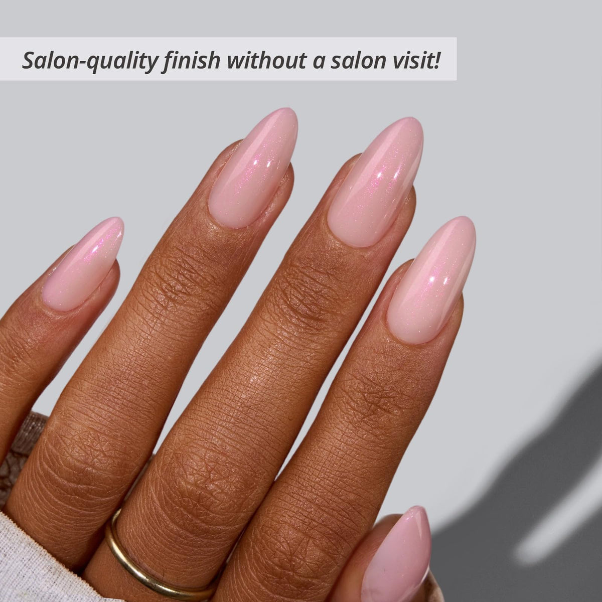 BTArtbox Press On Nails Almond Soft Spoken with included accessories