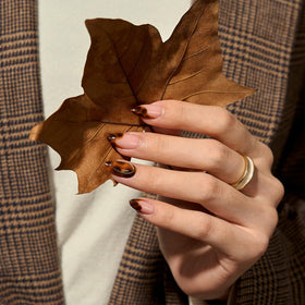 BTArtbox Press On Nails Amber Hoops packaging