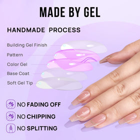 BTArtbox Press On Nails application guide with instructions