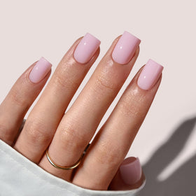 BTArtbox Press On Nails Baby Pink front view