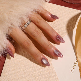 BTArtbox Press On Nails Berry Spark packaging with included accessories