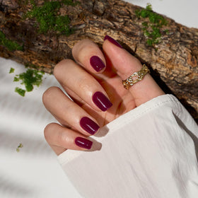 BTArtbox Press On Nails Blackberry in packaging